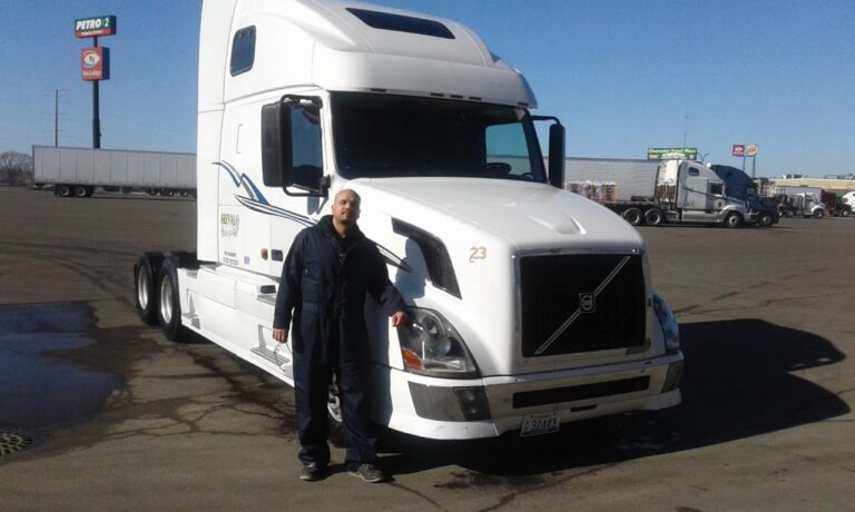 Founders of Arevalo Transport in the early days of our trucking company in Minnesota.