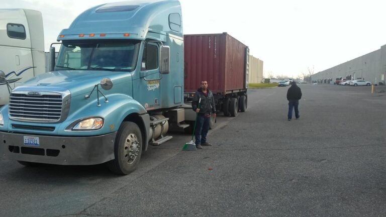 Founders of Arevalo Transport in the early days of our trucking company in Minnesota.