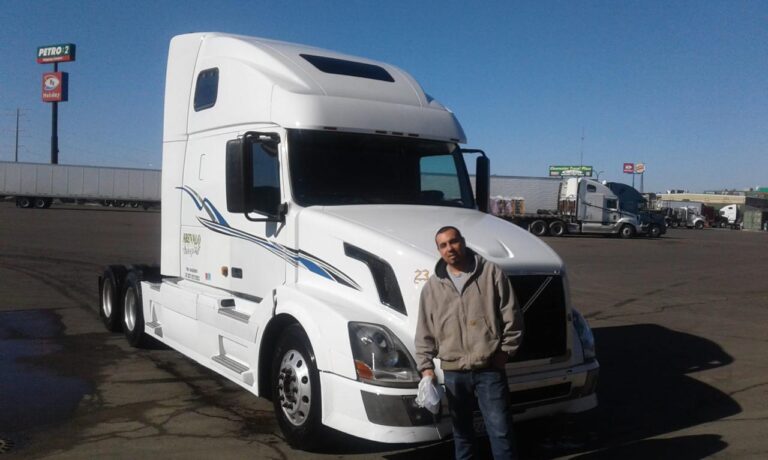 Founders of Arevalo Transport in the early days of our trucking company in Minnesota.